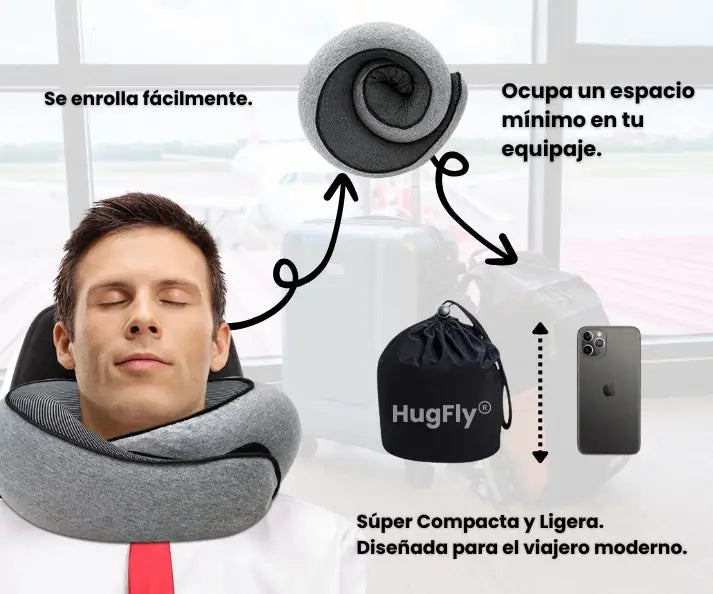 Almohada de viaje HugFly®
